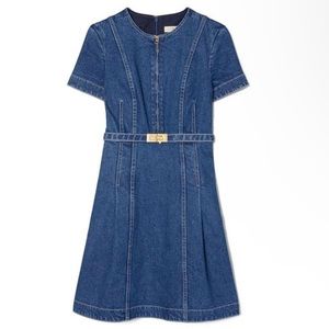 Tory Burch Blue Denim Nadia Dress
